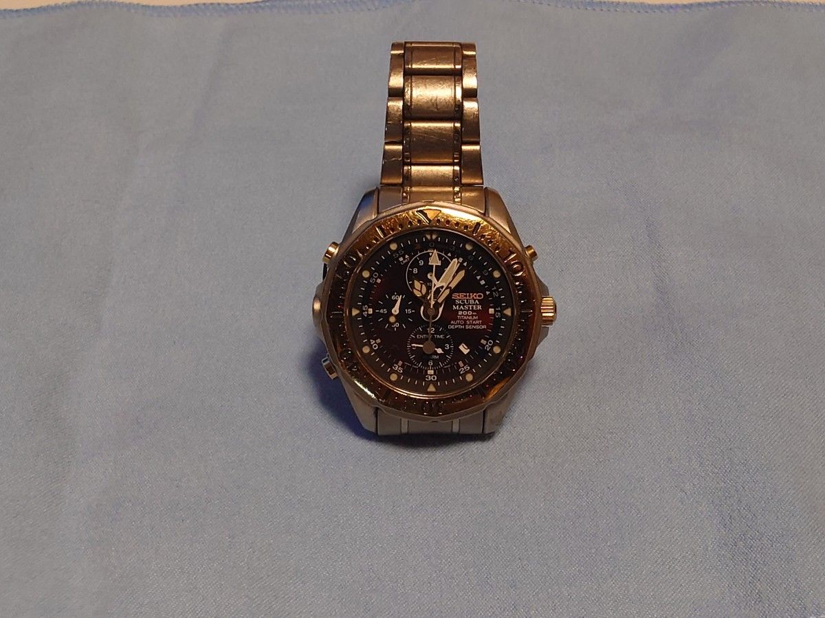 セイコー スキューバマスター チタン製 7K52 中古