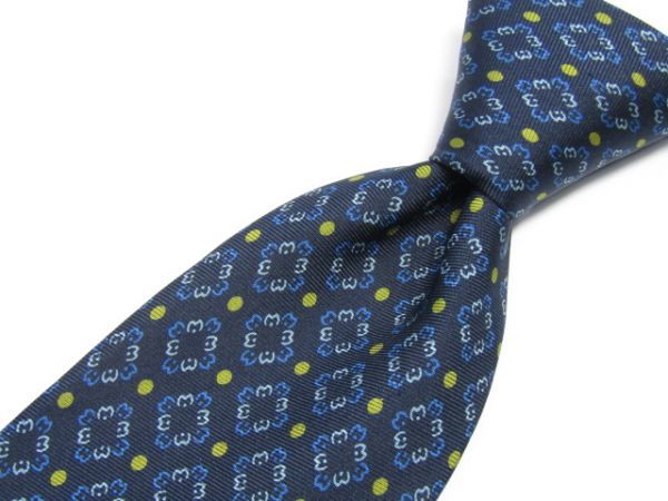 mila schon( Mila Schon ) silk necktie Logo art pattern 839396C286R10