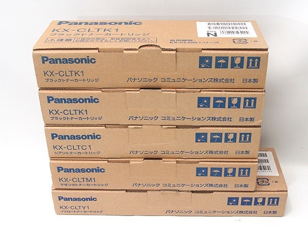 Новый неоткрытый подлинный Panasonic KX-CL510-серия картридж 5 Black Cyan Magenta Yellow
