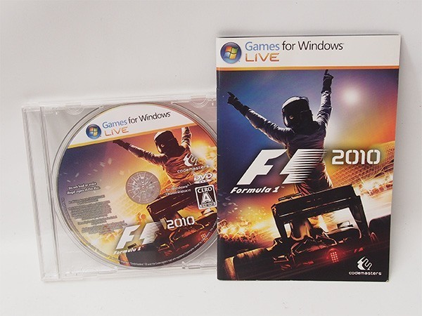 Formula 1 2010 F1 Games For Windows LIVE DVD PCソフト 国内版 日本語版 管10956_画像2