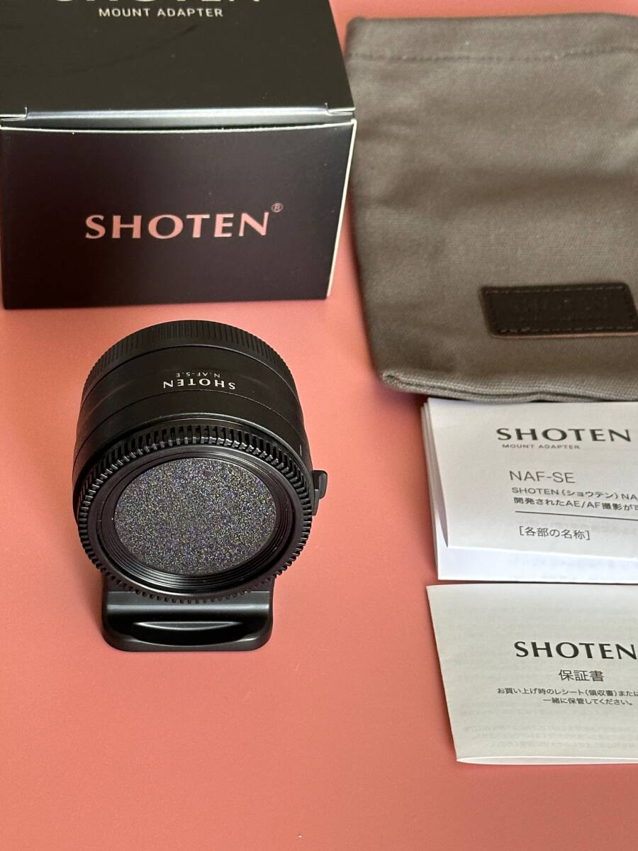 SHOTEN NAF-SE(AF-S NIKKORレンズ → ソニーEマウント変換 SHOTEN NAF-SE(AF-S NIKKORレンズ → ソニーEマウント変換