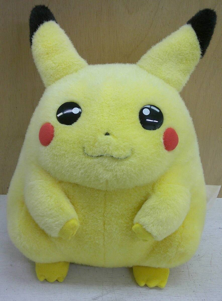 32 送120サ 0120YB22 等身大ピカチュウ ぬいぐるみお喋り貯金箱 ジャンク品