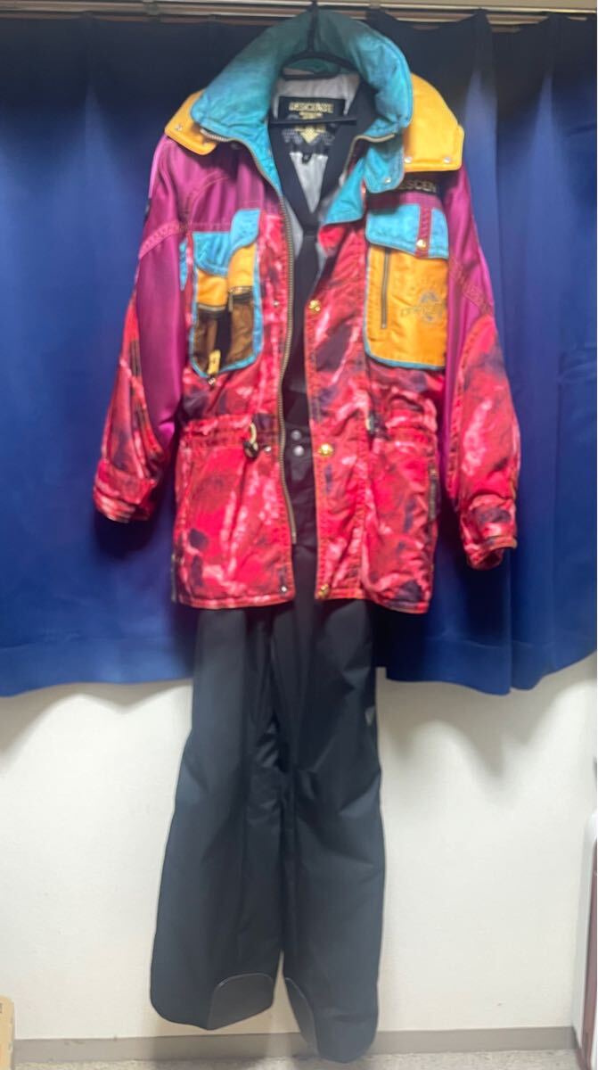 DESCENTE デサント スキーウェア 上下セット 身長175-180cm ウエスト86cm～