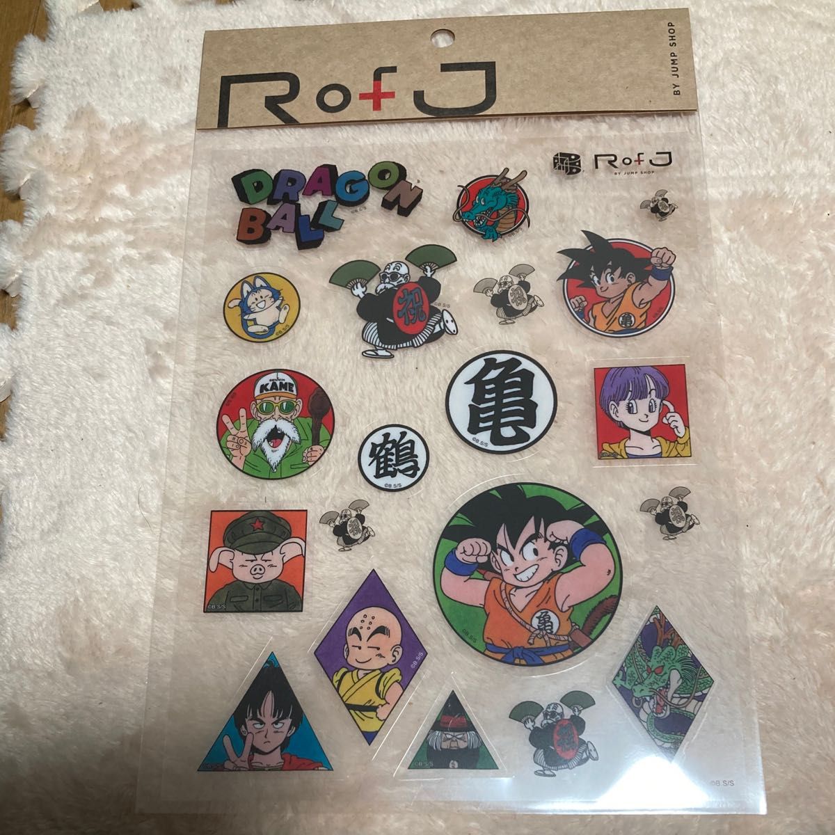 RofJ BY JUMP SHOP限定 ドラゴンボール ステッカー 新品未開封 RofJ BY JUMP SHOP限定 ドラゴンボール ステッカー 新品未開封