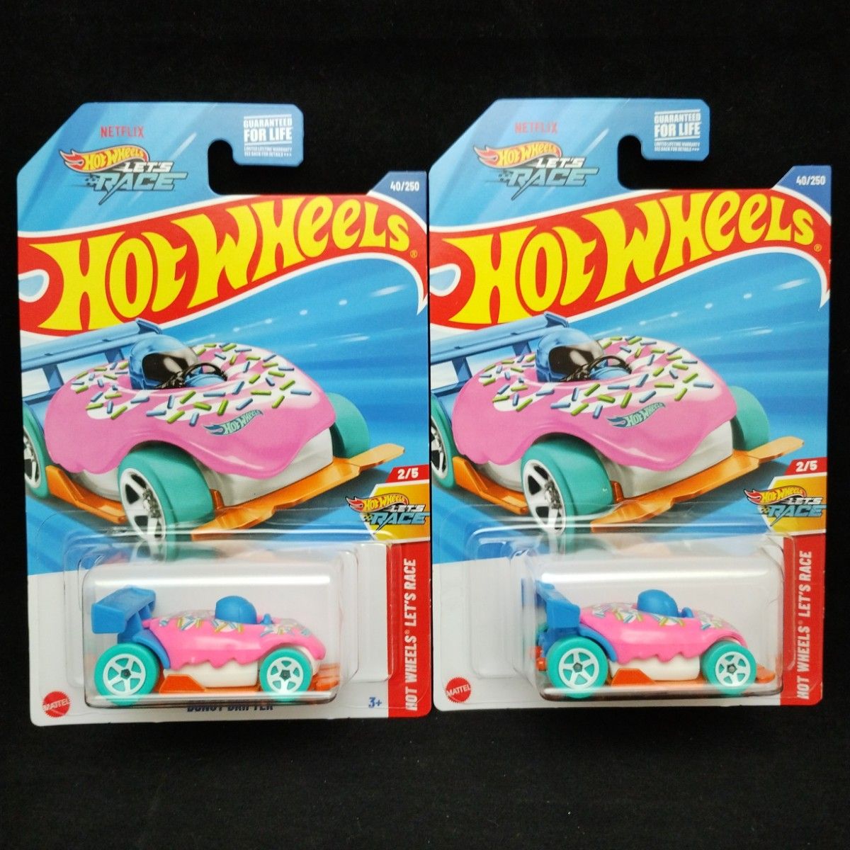 ホットウィール ドーナツドリフター DONUT DRIFTER  USカード 2台SET 日本未導入 ストロベリー