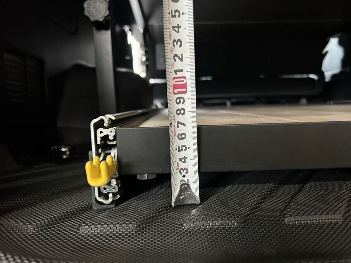 ハイエース スライドフロア レールキット150cm 棚板、フェルト ハイエース スライドフロア レールキット150cm 棚板、フェルト