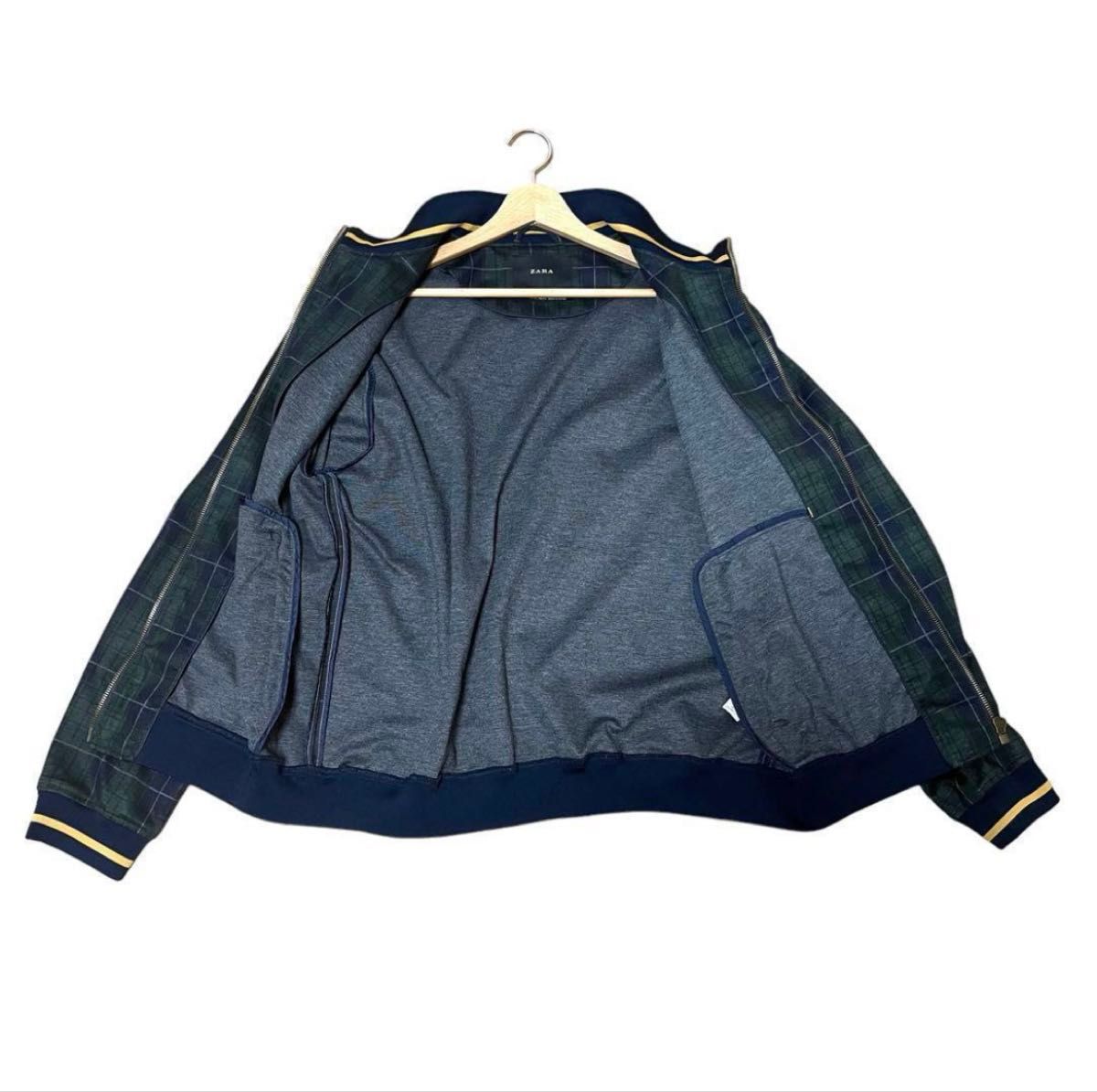 美品】ZARA ザラ トラックジャケット ジップアップブルゾン 美品】ZARA ザラ トラックジャケット ジップアップブルゾン