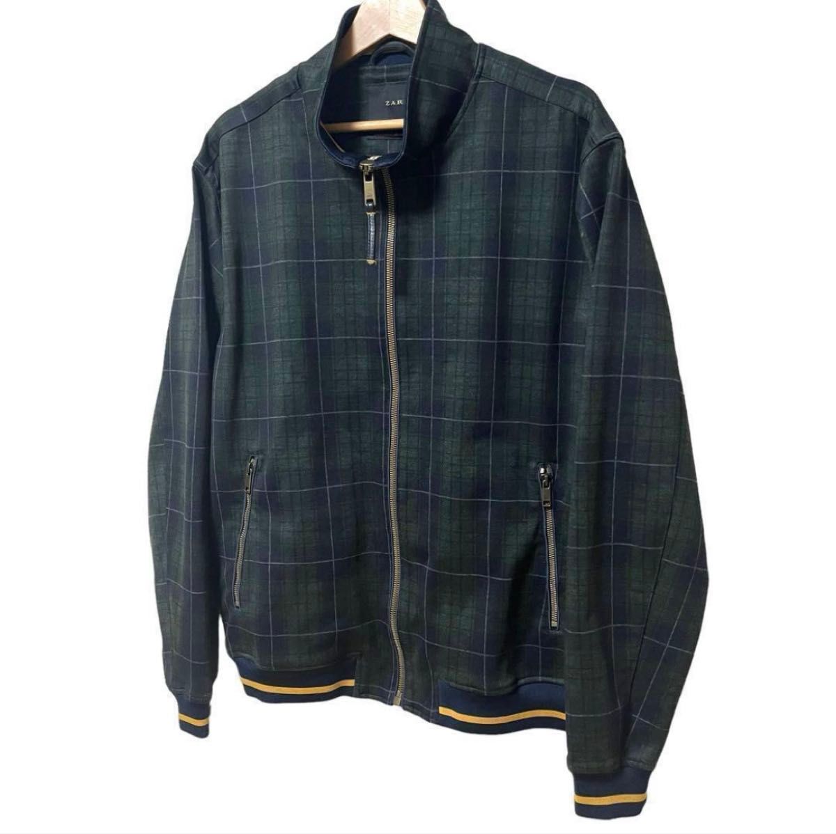 美品】ZARA ザラ トラックジャケット ジップアップブルゾン 美品】ZARA ザラ トラックジャケット ジップアップブルゾン