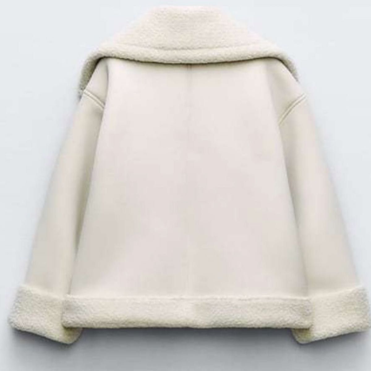 美品 極暖 完売 スプリング ZARA ブルゾン ボアジャケット 美品 極暖 完売 スプリング ZARA ブルゾン ボアジャケット
