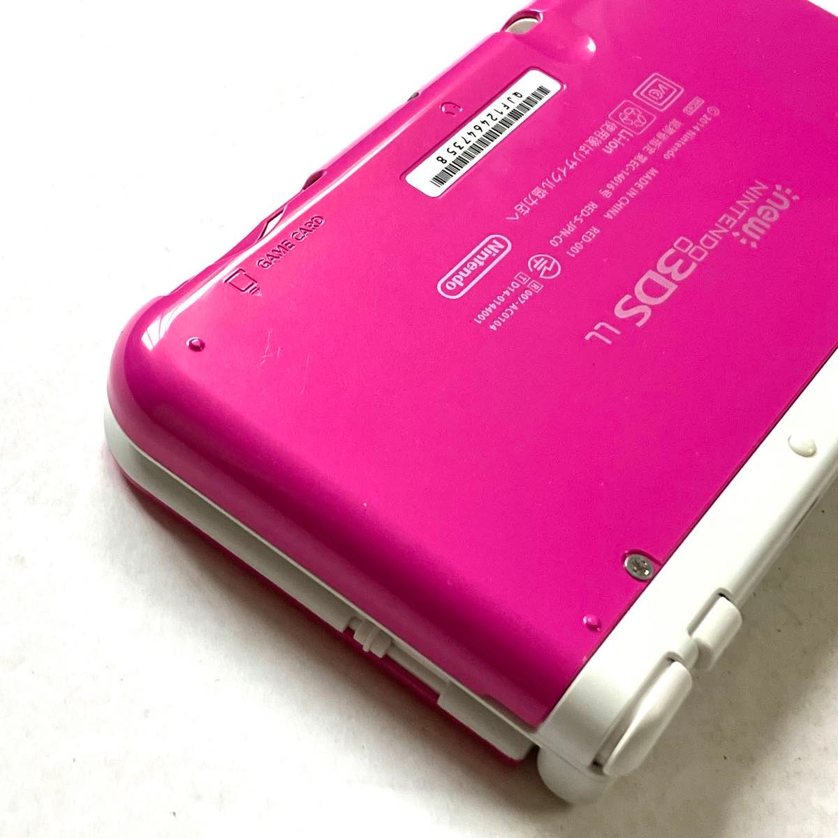 美品】Newニンテンドー3DSLL ピンク×ホワイト 本体 ソフト付き 美品】Newニンテンドー3DSLL ピンク×ホワイト 本体 ソフト付き