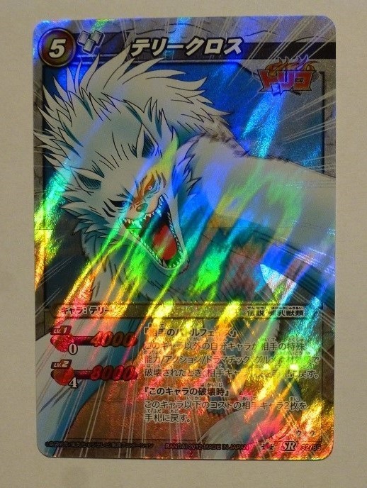トリコ ミラクルバトルカードダス スーパーレア テリークロス Dejapan Bid And Buy Japan With 0 Commission
