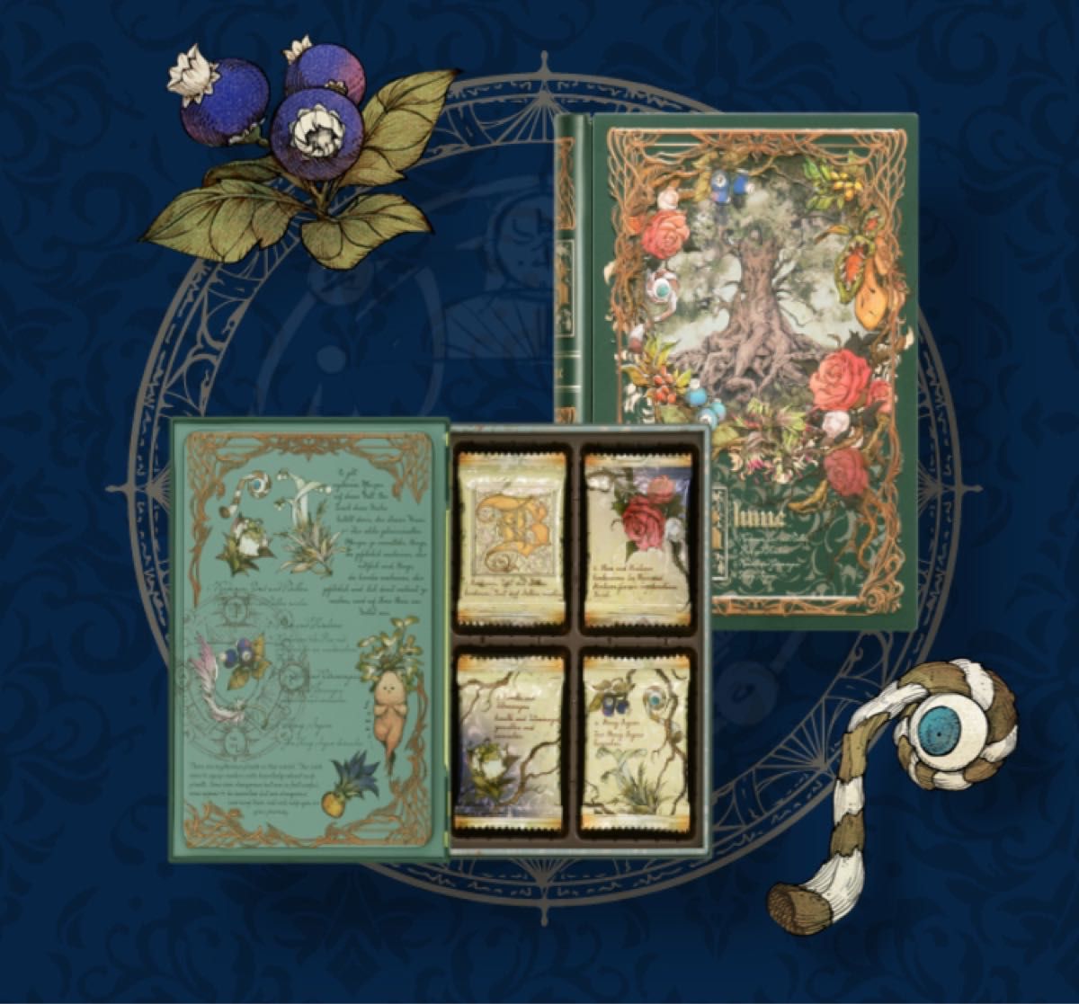 新品 メリーチョコレート ナハトラビュリント 魔法 本 2点 新品 メリーチョコレート ナハトラビュリント 魔法 本 2点