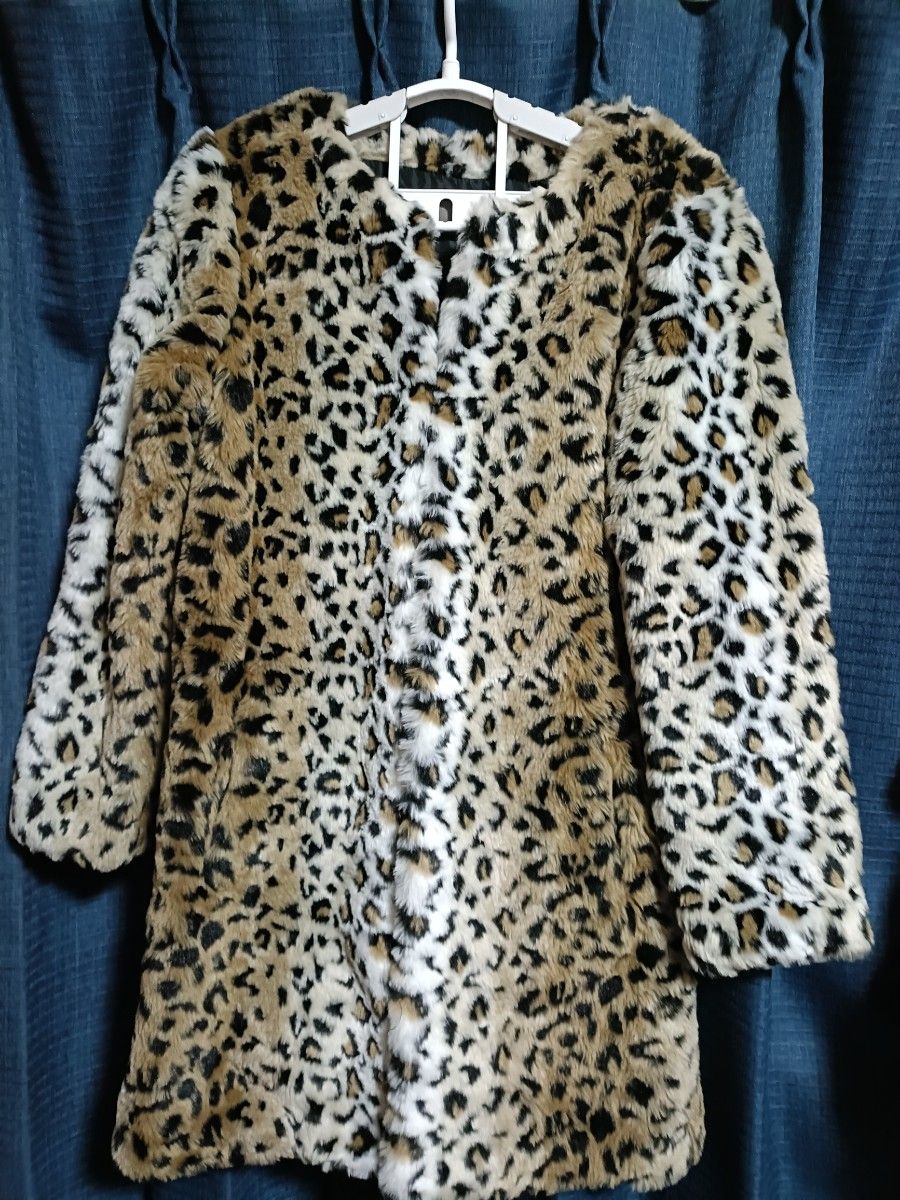 美品 ZARA ザラ ファーコート レオパード ヒョウ柄 豹柄 ザラ 美品 ZARA ザラ ファーコート レオパード ヒョウ柄 豹柄 ザラ