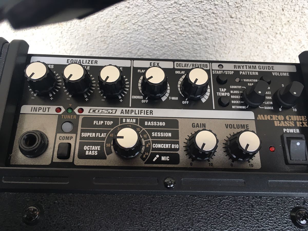 ローランド 極上 Roland Micro Cube RX Bass 新品同様 ベース アンプ 超美品 ほぼ未使用 名機 マイクロキューブ 野外 ストリートライブ等