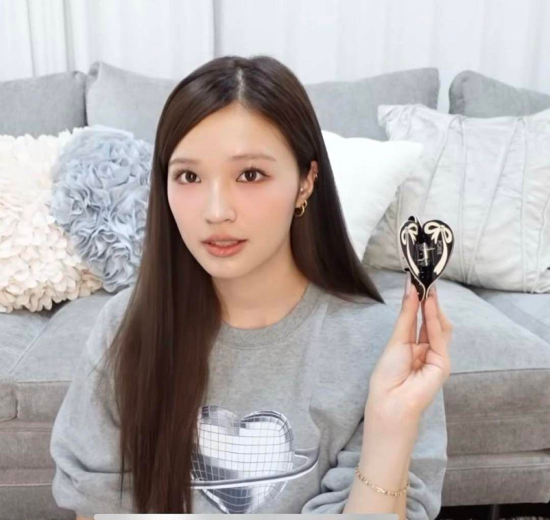 新品POTETE ポテテ Ribbon heart clip ブラックリボンハート 新品POTETE ポテテ Ribbon heart clip ブラックリボンハート