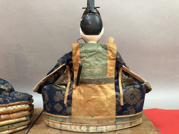 双寿】江戸後期・雛人形・京五番・『享保雛一対』・状態良し・28 双寿】江戸後期・雛人形・京五番・『享保雛一対』・状態良し・28