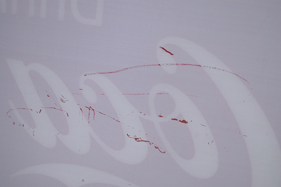  редкий Coca Cola акрил панель ширина 73.5× длина 73× толщина 2cm квадратный табличка одна сторона CocaCola магазин .. товар Sapporo departure 