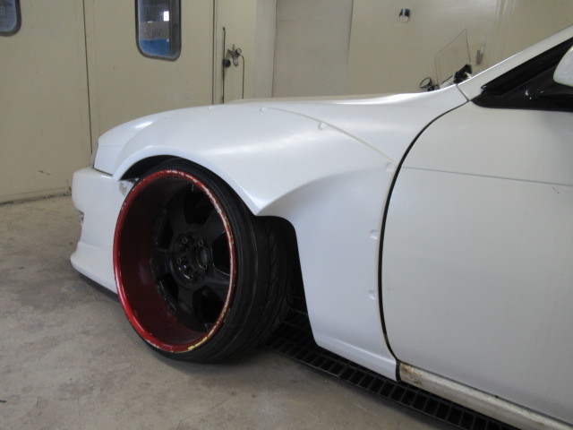* высокий качество сделано в Японии *S14 поздняя версия F крыло S14 Silvia предыдущий период * поздняя версия соответствует заднее крыло передний и задний (до и после) KIT!(4P) 75mmWIDE