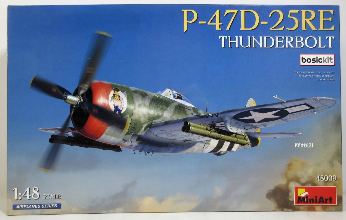 ☆★ミニアート 1/48 48009 P-47D-25RE サンダーボルト ※切離しあり☆★