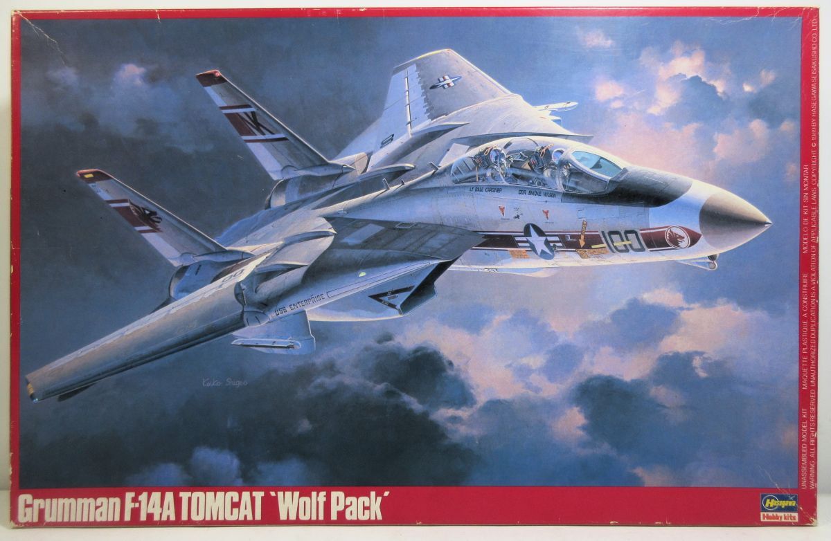 ☆★ハセガワ 1/48 07020 グラマンF-14A トムキャット ウルフパック☆★