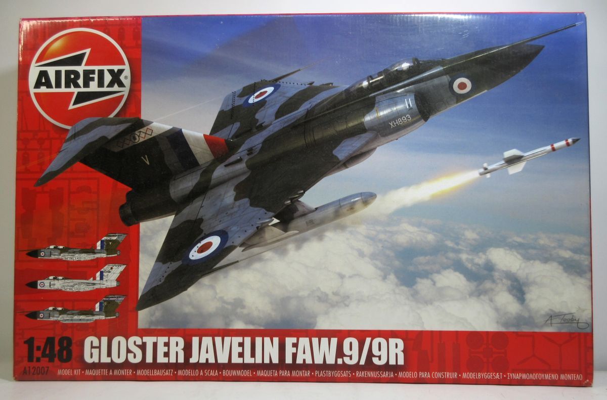 ☆★エアフィックス 1/48 12007 グロスタージャベリン FAW.9/9R ＋ Mk.2 XA778コンバージョンキット付き☆★
