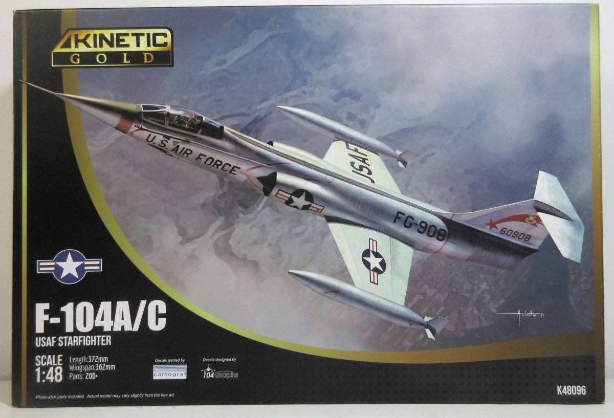☆★キネティックゴールド 1/48 48096 F-104A/C スターファイター☆★