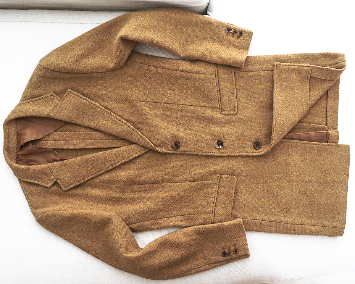 激安特価 ☆ 送料無料 コート TWEED HARRIS TRISECT キャメル 44 S