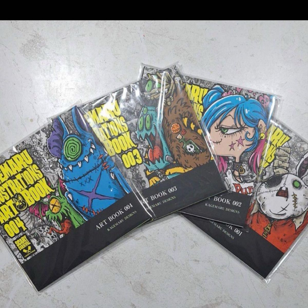 KAGEMARU DESIGNS カゲマルデザイン ART BOOK 4冊セット|Yahoo KAGEMARU DESIGNS カゲマルデザイン ART BOOK 4冊セット|Yahoo