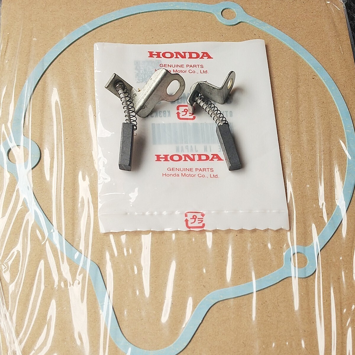 ■送料込み■CBX400F CBX550F CBR400F CBX400F2 ダイナモ ブラシ ガスケット HONDA純正部品 エンジン ジェネレーター エンジンカバー