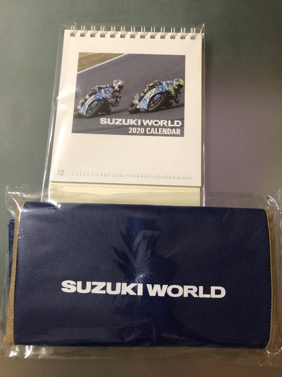 [1969.SUZUKIWORLD Suzuki world 2020 calendar . tote bag unopened new goods ]