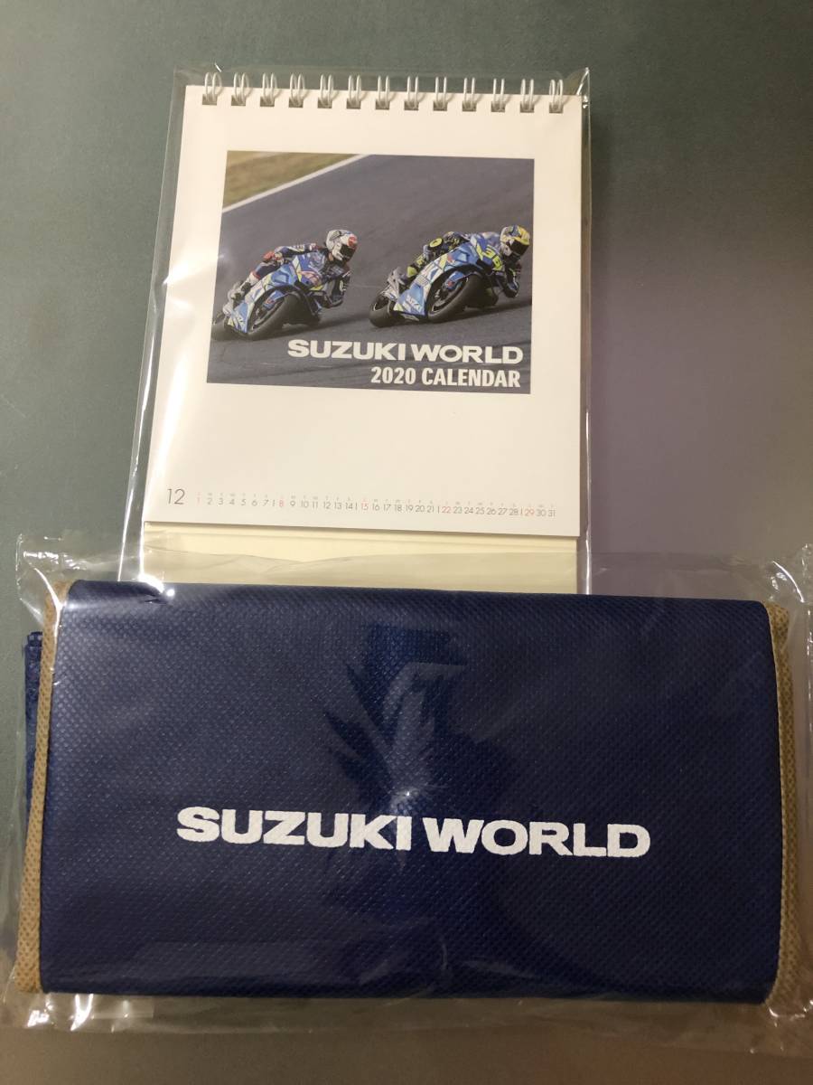 【1969.SUZUKIWORLD スズキワールド 2020カレンダーとトートバッグ 未開封新品】_画像1