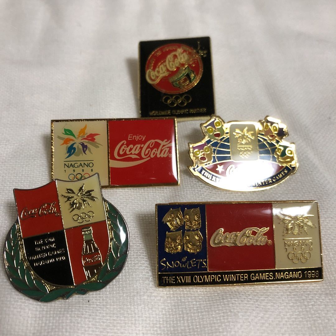 長野オリンピック コカコーラ スノーレッツ ピンバッジ ② 長野オリンピック コカコーラ スノーレッツ ピンバッジ ②