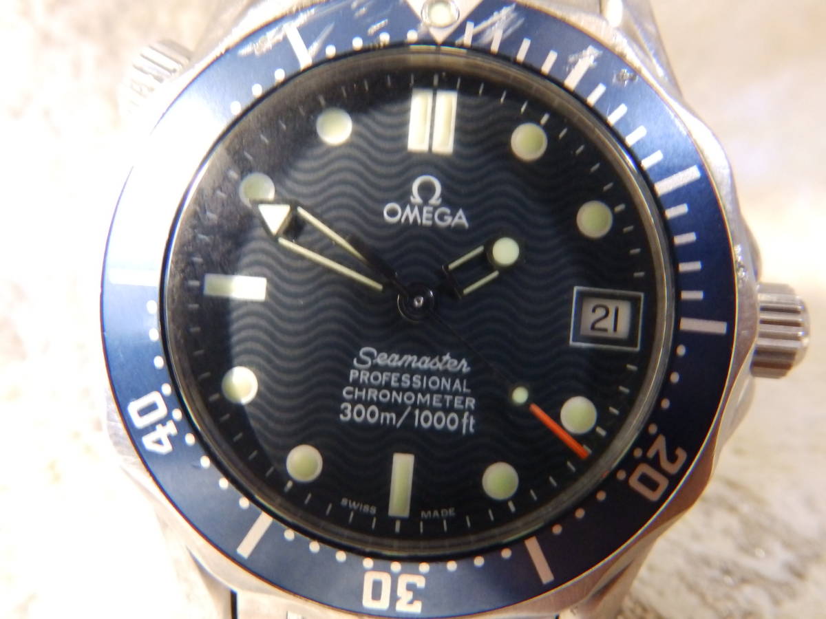 稼働中 OH済み・OMEGA オメガ シーマスター168.1622 Cal.1120 メンズ自動巻き時計(36.5ミリケース)_画像2