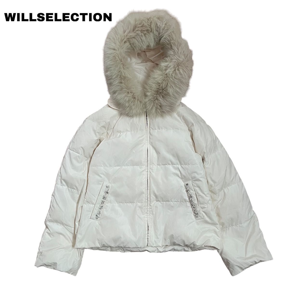 【WILLSELECTION】FOXファー付きダウンコート M