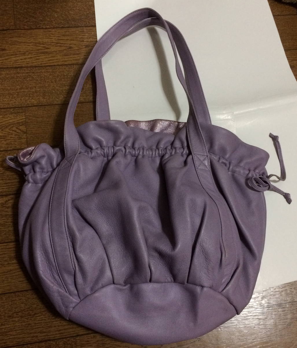 ヤフオク 即決 美品 レペット レザーバッグ 本革 ラベンダ ヤフオク 即決 美品 レペット レザーバッグ 本革 ラベンダ