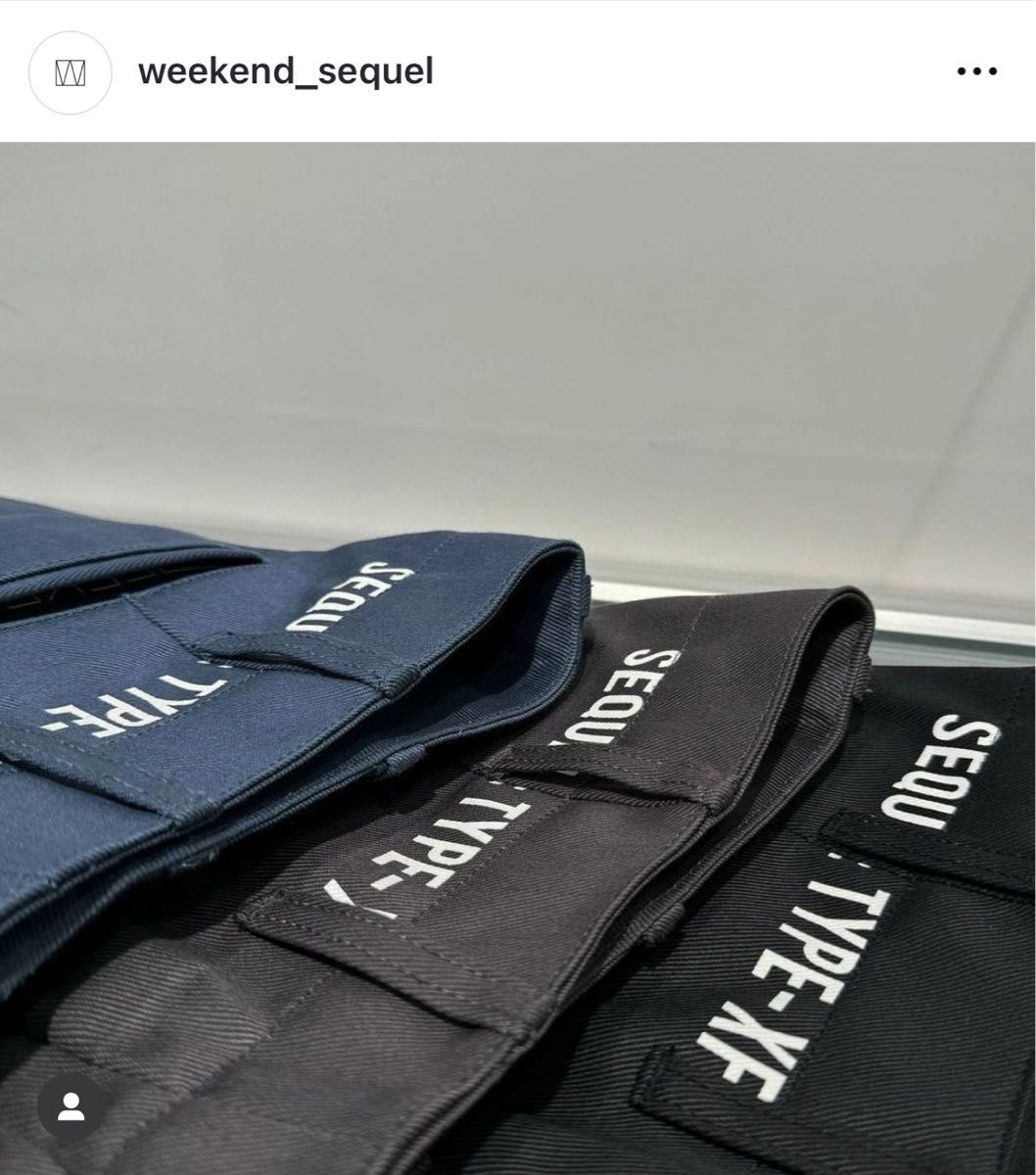 SEQUEL TYPE-F fragment weekend 藤原ヒロシ SEQUEL TYPE-F fragment weekend 藤原ヒロシ