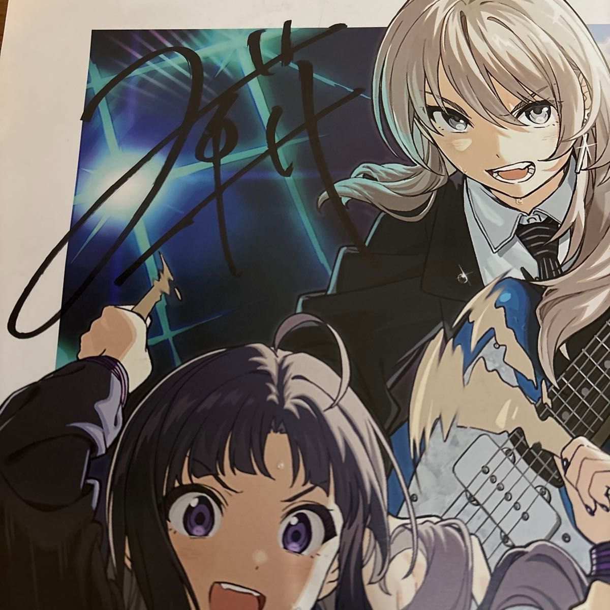 トゲナシトゲアリ ガールズバンドクライ 直筆サイン B2ポスター トゲナシトゲアリ ガールズバンドクライ 直筆サイン B2ポスター