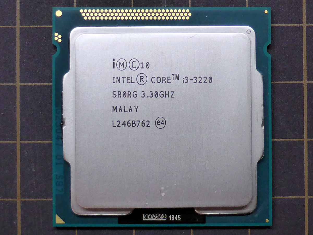 Intel/Core i3/3220/3.3GHz/LGA1155/55W/SR0RG/ operation verification settled 