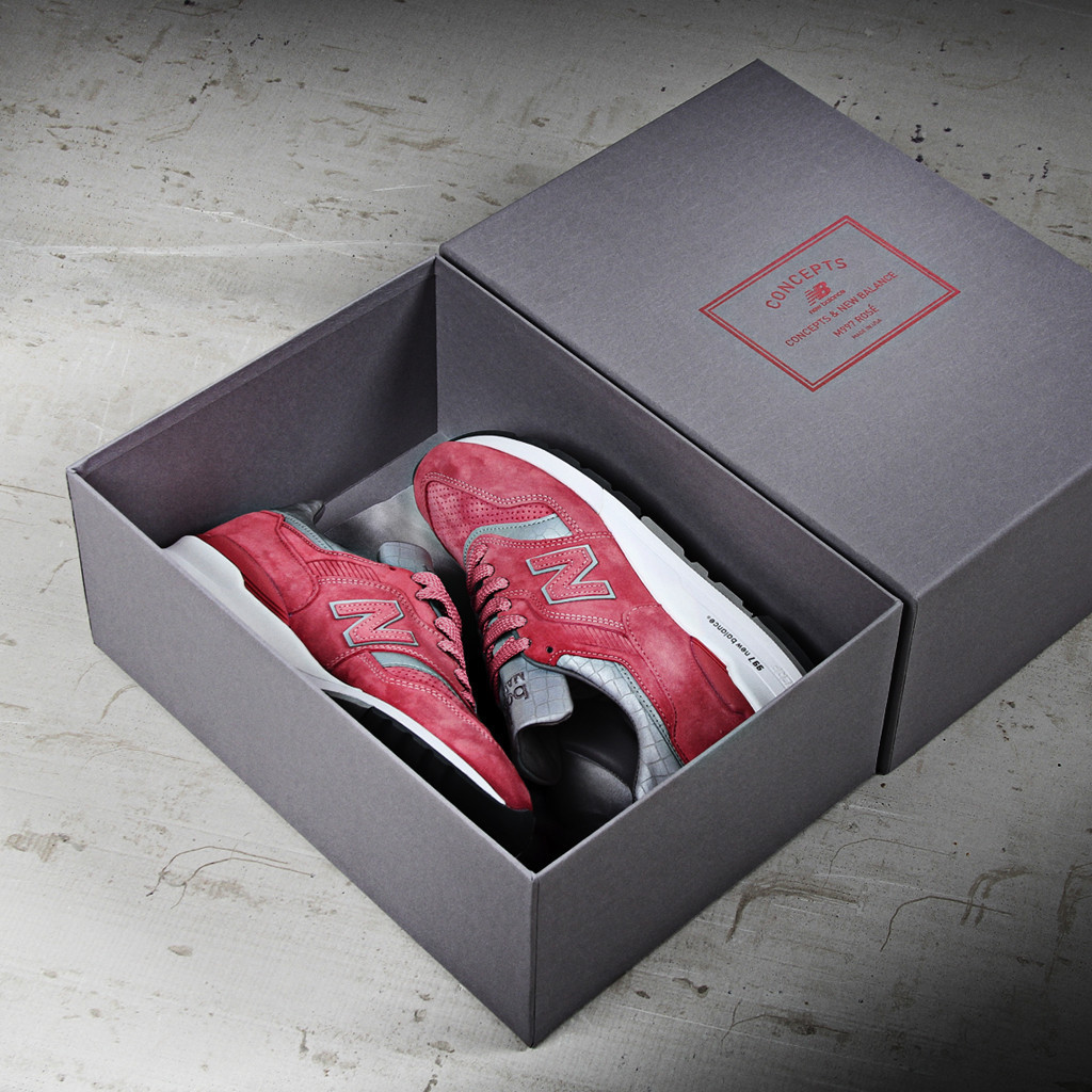 新品 New Balance × Concepts M997 ROSE 28.0 cm us 10 コンセプツ 付属品 全て あり_画像4