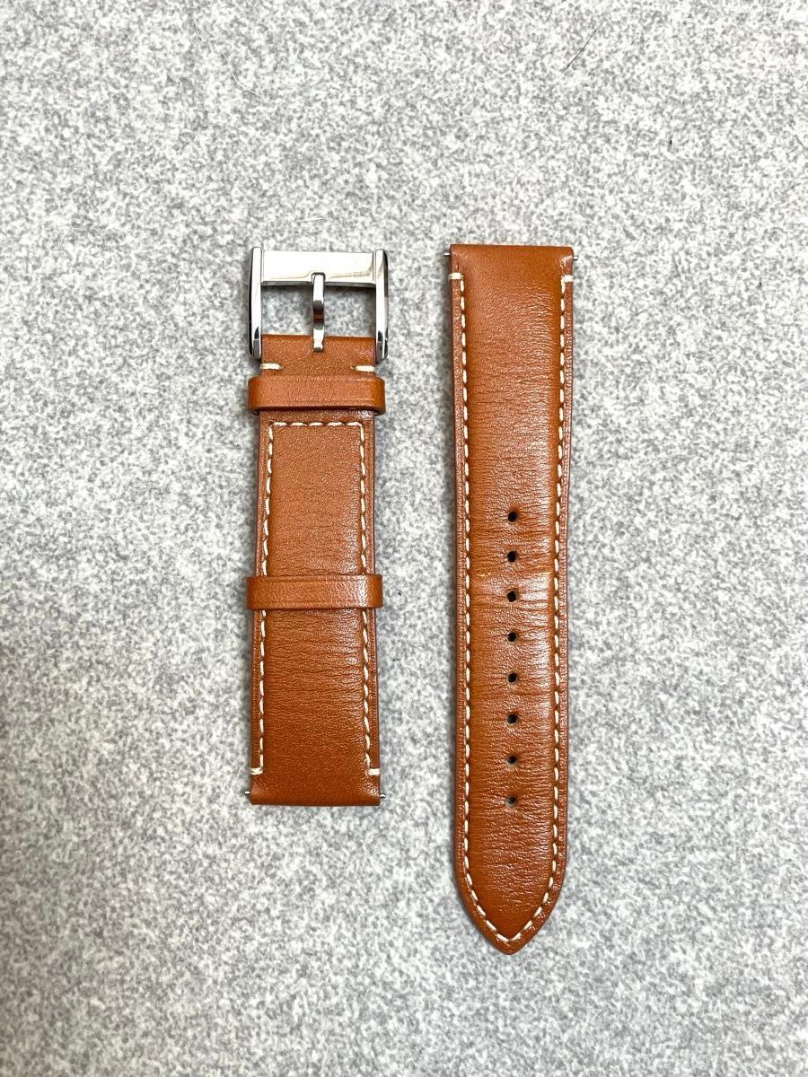 美品】ハミルトン 純正レザーベルト 20mm ブラウン H6003851091 美品】ハミルトン 純正レザーベルト 20mm ブラウン H6003851091