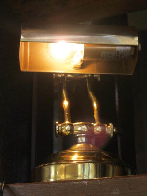 ＜真鍮製コンパクト卓上照明器具ミニデスクライトUSED＞
