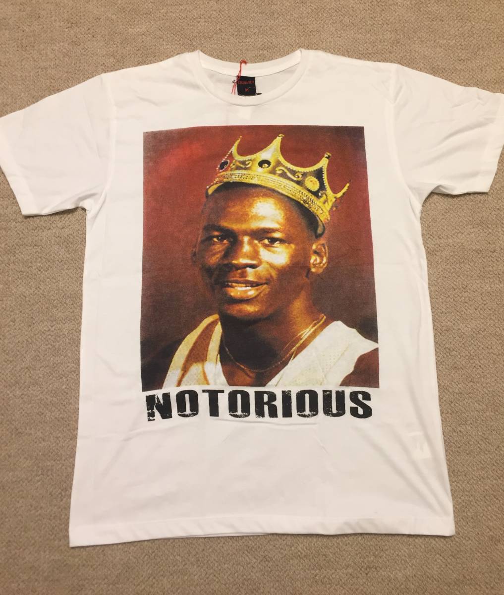 jordan x notorious ジョーダンとノートリアスのパロディーTシャツ　Mサイズ　EXCLUSIVE A_画像1