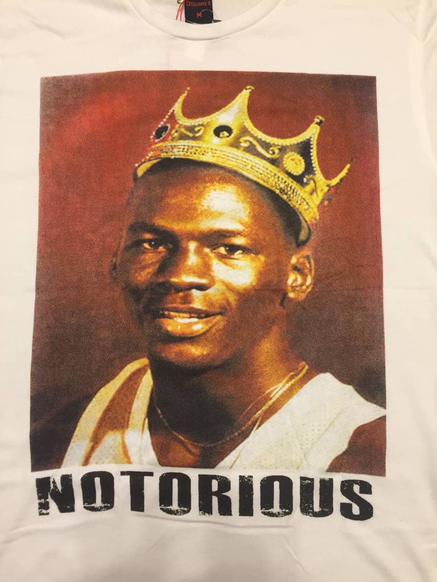 jordan x notorious ジョーダンとノートリアスのパロディーTシャツ　Mサイズ　EXCLUSIVE A_画像2