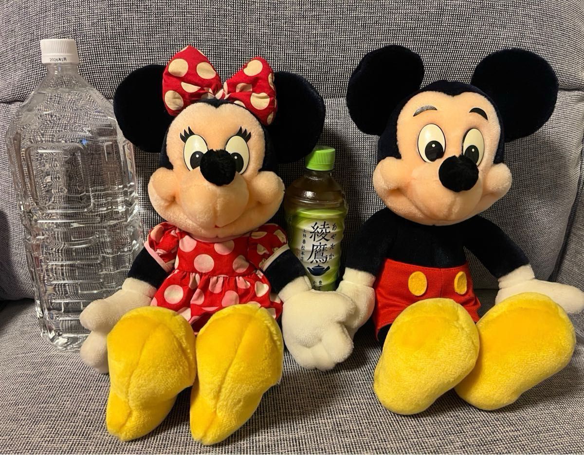 難あり】Disney TDL ミッキーマウス ミニーマウス ぬいぐるみ 2 難あり】Disney TDL ミッキーマウス ミニーマウス ぬいぐるみ 2
