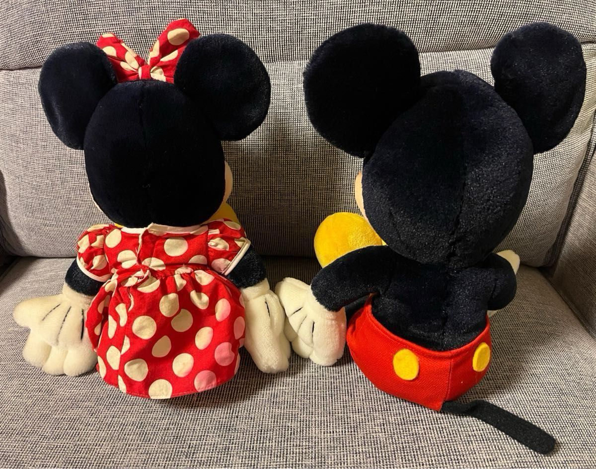 難あり】Disney TDL ミッキーマウス ミニーマウス ぬいぐるみ 2 難あり】Disney TDL ミッキーマウス ミニーマウス ぬいぐるみ 2