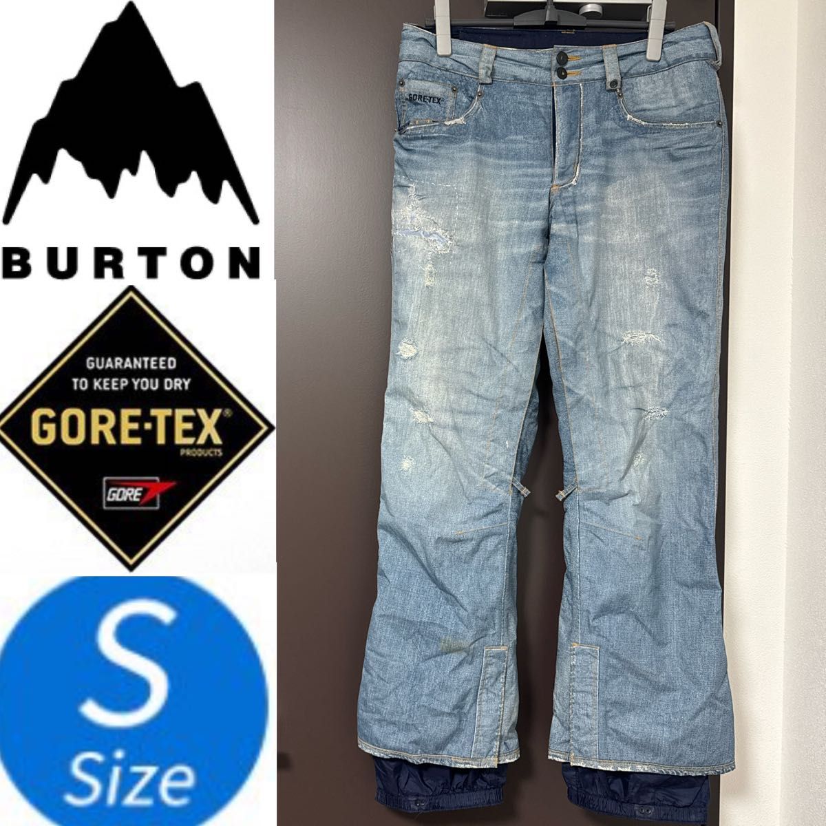Burton バートン Gore-Tex ゴアテックス パンツ ズボン デニム Burton バートン Gore-Tex ゴアテックス パンツ ズボン デニム