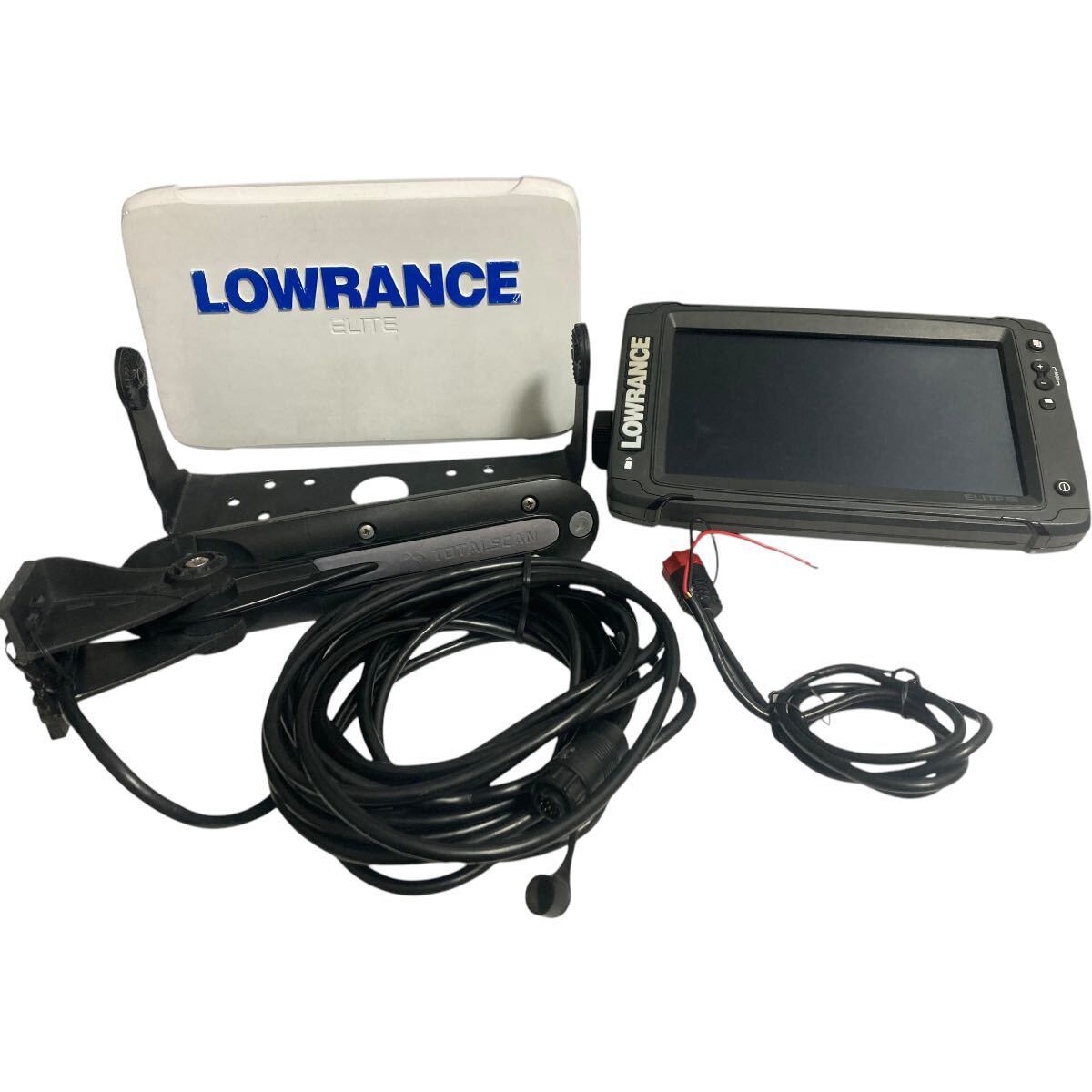 ★美品一点限り★ローランス エリート9ti Lowrance Elite 9ti トランスデューサー付き 魚群探知機 並行輸入品 US表記 GPS Chart System★