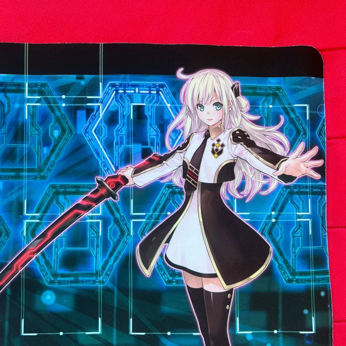 YCSJ 遊戯王 閃刀姫 ロゼ レイ プレイマット デュエルセット2 YCSJ 遊戯王 閃刀姫 ロゼ レイ プレイマット デュエルセット2