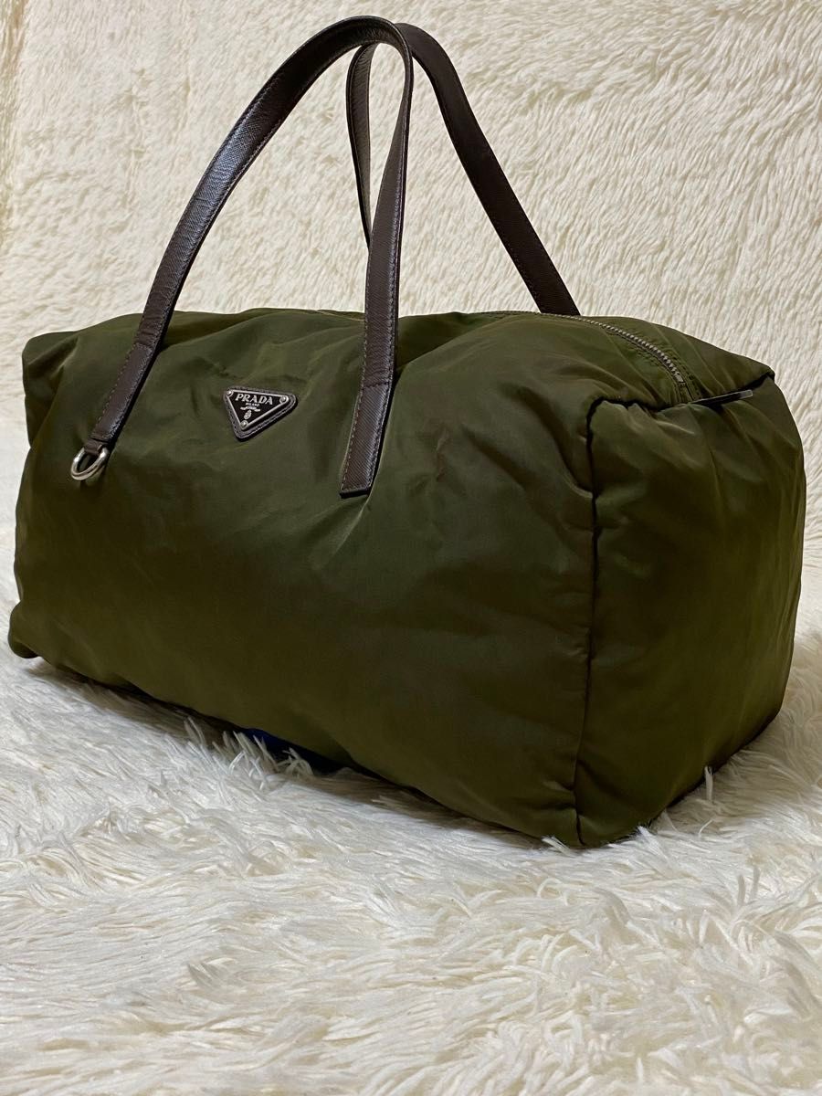 PRADA プラダ ミニボストンバッグ ハンドバッグ オリーブ PRADA プラダ ミニボストンバッグ ハンドバッグ オリーブ