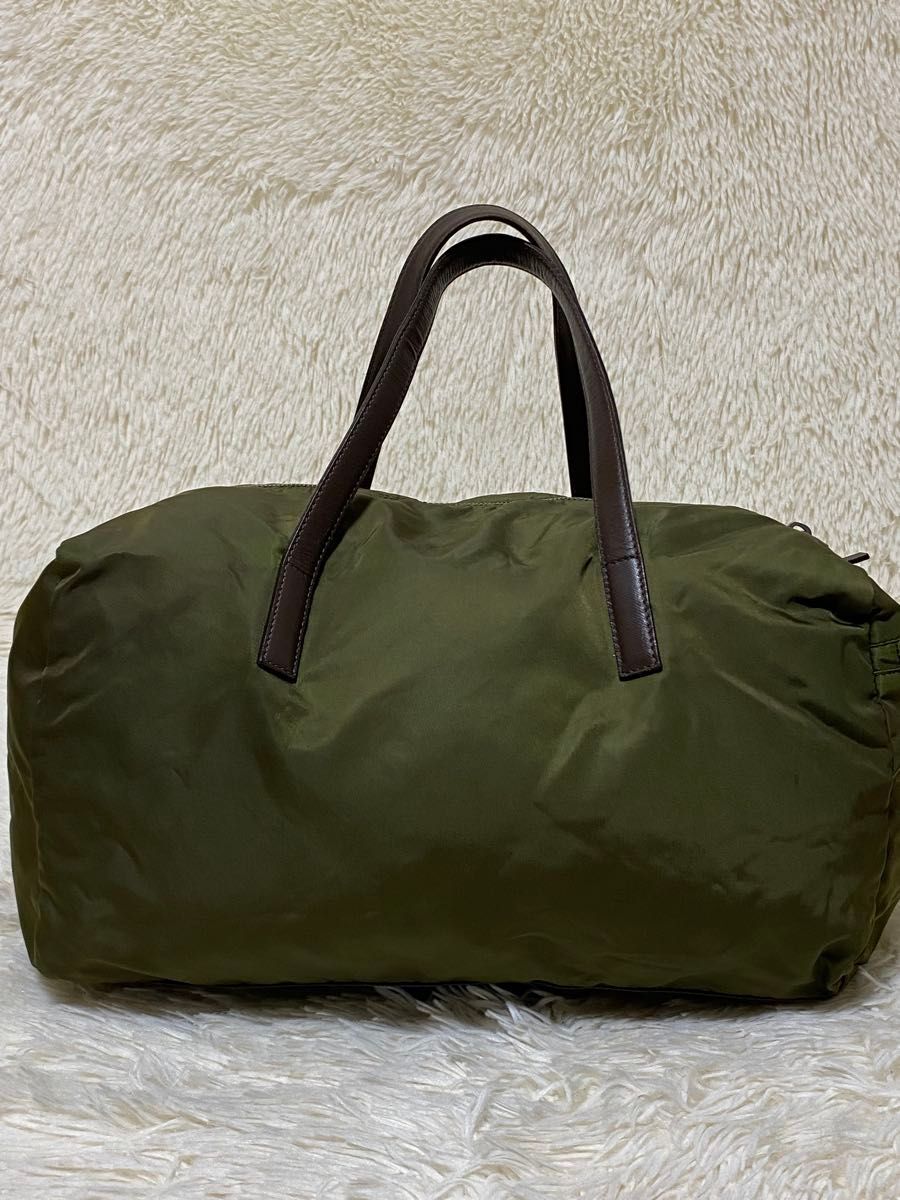 PRADA プラダ ミニボストンバッグ ハンドバッグ オリーブ PRADA プラダ ミニボストンバッグ ハンドバッグ オリーブ